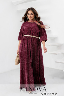 Сукня №2632-бордо_minova_5