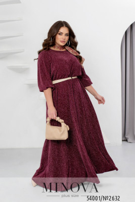 Сукня №2632-бордо