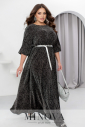 Платье №2632-черный