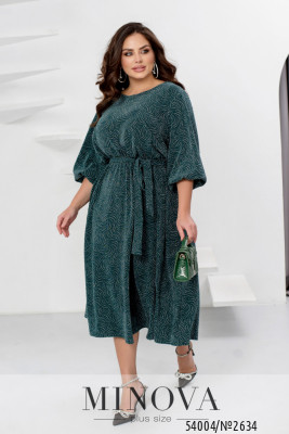 Сукня №2634-зелений
