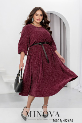 Сукня №2634-бордо_minova_5