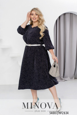Сукня №2634-темно-синій