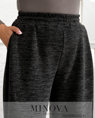 Брюки №2057-1-чорний меланж_minova_6