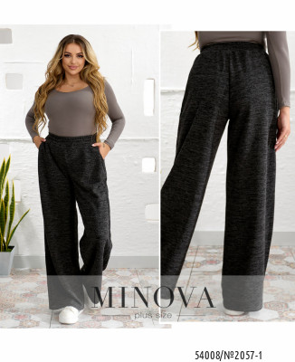 Брюки №2057-1-чорний меланж_minova_7