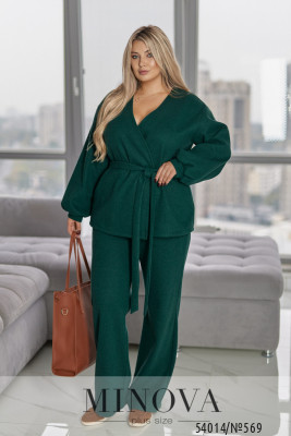 Костюм №569-смарагдовий