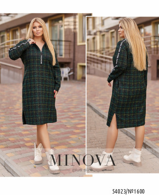 Сукня №1600-зеленая клітинка_minova_7