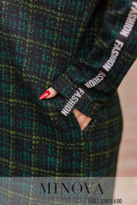Сукня №1600-зеленая клітинка_minova_6