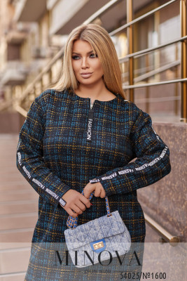 Сукня №1600-синя клітинка_minova_5