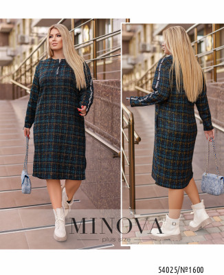 Сукня №1600-синя клітинка_minova_6