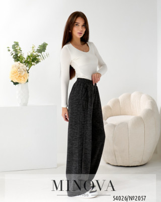 Брюки №2057-чорний меланж_minova_5
