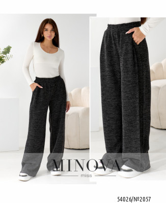Брюки №2057-чорний меланж_minova_7