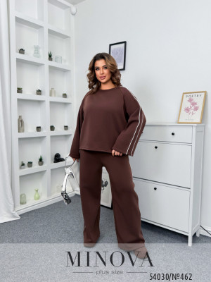 Костюм №462-шоколадний