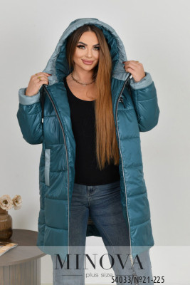 Куртка №21-225-смарагдовий_minova_5