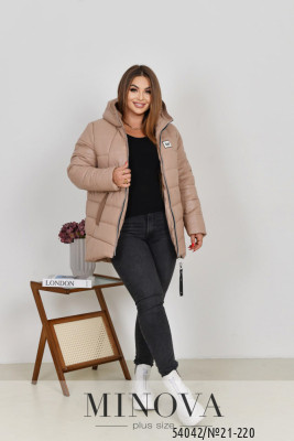 Куртка №21-220-бежевий