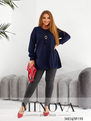 Туніка №198-темно-синій