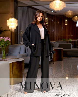 Костюм №2061-чорний