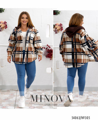 Сорочка №305-шоколадний_minova_7