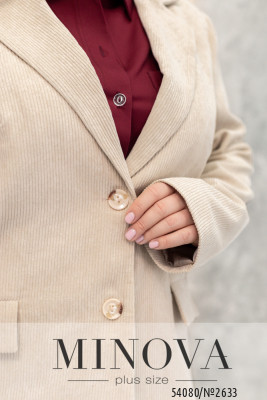 Піджак №2633-світло-бежевий_minova_6
