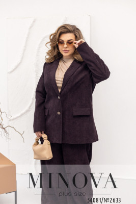 Піджак №2633-шоколадний_minova_6