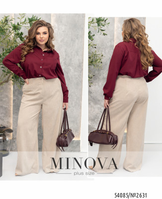 Брюки №2631-світло-бежевий_minova_7