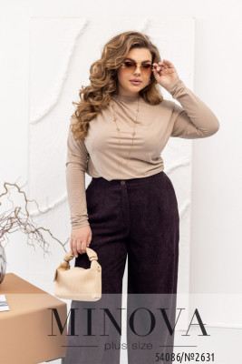 Брюки №2631-шоколадний_minova_5