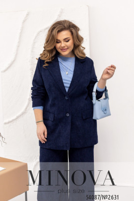 Брюки №2631-темно-синій_minova_5