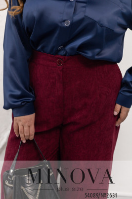 Брюки №2631-бордо_minova_5
