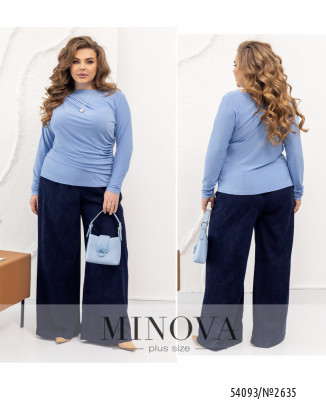 Лонгслів №2635-блакитний_minova_7