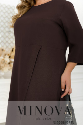Сукня №2353-шоколадний_minova_6