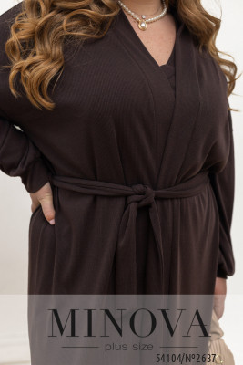Костюм №2637-шоколадний_minova_6