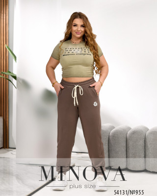Брюки №955-мокко