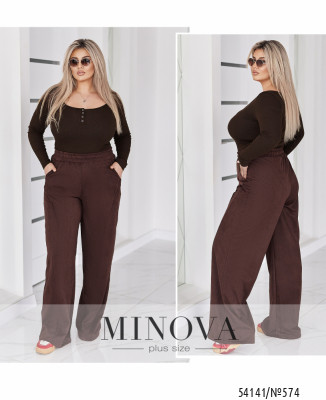 Брюки №574-шоколадний_minova_7