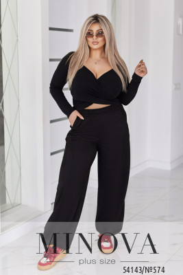 Брюки №574-чорний