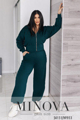 Костюм №953-смарагдовий