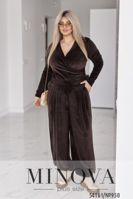 Костюм №950-шоколадний