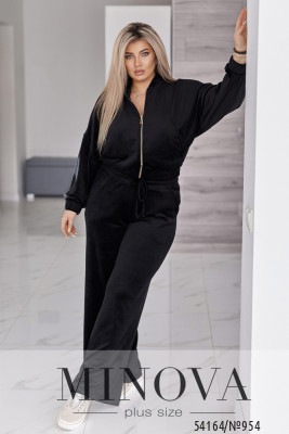 Спортивний костюм №954-чорний