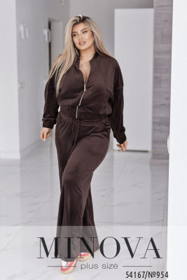 Спортивний костюм №954-шоколадний_minova_5