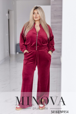 Спортивний костюм №954-бордо_minova_5