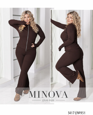 Спортивний костюм №951-шоколадний_minova_7