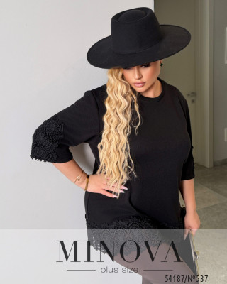 Кофточка №537-чорний_minova_5