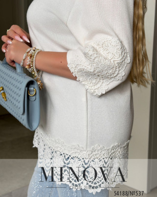 Кофточка №537-молочний_minova_6