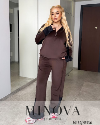Спортивний костюм №536-шоколадний_minova_5