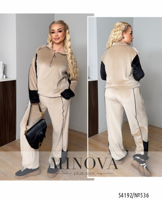 Спортивний костюм №536-бежевий_minova_7