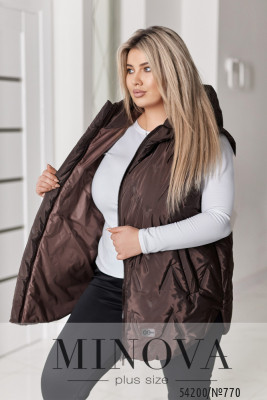 Жилет №770-шоколадний_minova_6