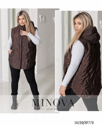Жилет №770-шоколадний_minova_7