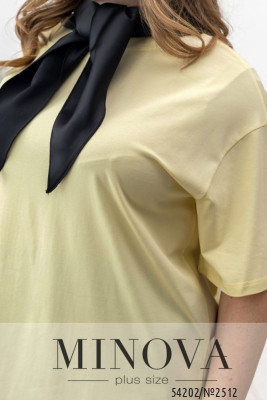 Футболка №2512-жовтий_minova_6