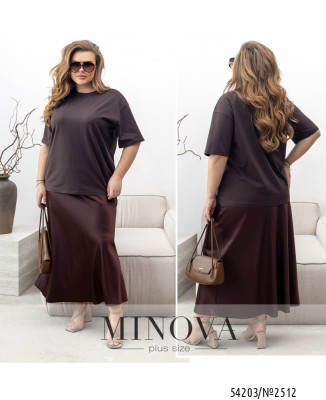 Футболка №2512-шоколадний_minova_7