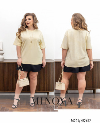 Футболка №2612-жовтий_minova_7