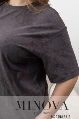 Футболка №2612-шоколадний_minova_6