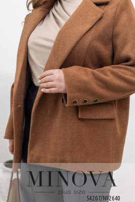 Піджак-пальто №2640-теракотовий_minova_6